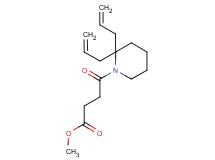methyl 4-(2,2-diallylpiperidin-1-yl)-4-oxobutanoate