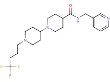 N-(3-pyridinylmethyl)-1'-(4,4,4-trifluorobutyl)-1,4'-bipiperidine-4-carboxamide