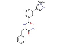 N-[3-(1H-pyrazol-4-yl)benzoyl]-L-phenylalaninamide
