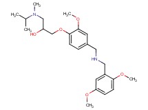 1-(4-{[(2,5-dimethoxybenzyl)amino]methyl}-2-methoxyphenoxy)-3-[isopropyl(methyl)amino]-2-propanol