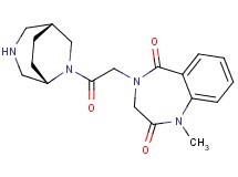 4-{2-[rel-(1R,5S)-3,6-diazabicyclo[3.2.2]non-6-yl]-2-oxoethyl}-1-methyl-3,4-dihydro-1H-1,4-benzodiazepine-2,5-dione hydrochloride
