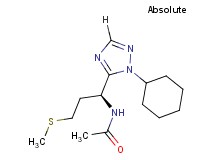 N-[(1S)-1-(1-cyclohexyl-1H-1,2,4-triazol-5-yl)-3-(methylthio)propyl]acetamide