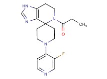 1'-(3-fluoropyridin-4-yl)-5-propionyl-1,5,6,7-tetrahydrospiro[imidazo[4,5-c]pyridine-4,4'-piperidine]