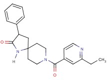 8-(2-ethylisonicotinoyl)-3-phenyl-1,8-diazaspiro[4.5]decan-2-one
