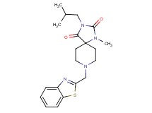 8-(1,3-benzothiazol-2-ylmethyl)-3-isobutyl-1-methyl-1,3,8-triazaspiro[4.5]decane-2,4-dione