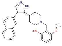 3-methoxy-2-({4-[4-(2-naphthyl)-1H-pyrazol-5-yl]-1-piperidinyl}methyl)phenol
