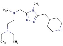 N,N-diethyl-N'-methyl-N'-{[4-methyl-5-(piperidin-4-ylmethyl)-4H-1,2,4-triazol-3-yl]methyl}ethane-1,2-diamine
