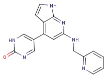 5-{6-[(pyridin-2-ylmethyl)amino]-1H-pyrrolo[2,3-b]pyridin-4-yl}pyrimidin-2(1H)-one