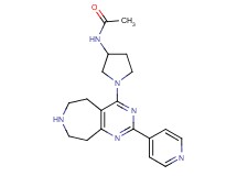 N-{1-[2-(4-pyridinyl)-6,7,8,9-tetrahydro-5H-pyrimido[4,5-d]azepin-4-yl]-3-pyrrolidinyl}acetamide hydrochloride