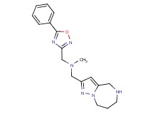 N-methyl-1-(5-phenyl-1,2,4-oxadiazol-3-yl)-N-(5,6,7,8-tetrahydro-4H-pyrazolo[1,5-a][1,4]diazepin-2-ylmethyl)methanamine