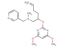 2-[(4,6-dimethoxypyrimidin-2-yl)oxy]-N-methyl-N-(pyridin-3-ylmethyl)hex-5-en-1-amine