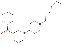 1'-(3-methoxypropyl)-3-(morpholin-4-ylcarbonyl)-1,4'-bipiperidine