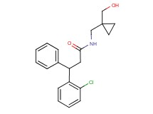 3-(2-chlorophenyl)-N-{[1-(hydroxymethyl)cyclopropyl]methyl}-3-phenylpropanamide