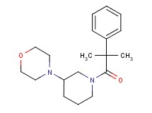 4-[1-(2-methyl-2-phenylpropanoyl)-3-piperidinyl]morpholine