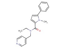 N-ethyl-1-methyl-5-phenyl-N-(pyridin-4-ylmethyl)-1H-pyrrole-2-carboxamide