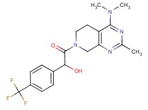 2-[4-(dimethylamino)-2-methyl-5,8-dihydropyrido[3,4-d]pyrimidin-7(6H)-yl]-2-oxo-1-[4-(trifluoromethyl)phenyl]ethanol
