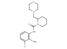 N-(3-chloro-2-methylphenyl)-2-(4-morpholinylmethyl)-1-piperidinecarboxamide