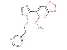 3-{3-[2-(6-methoxy-1,3-benzodioxol-5-yl)-1H-imidazol-1-yl]propyl}pyridine