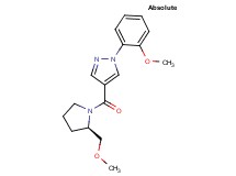 4-{[(2R)-2-(methoxymethyl)pyrrolidin-1-yl]carbonyl}-1-(2-methoxyphenyl)-1H-pyrazole