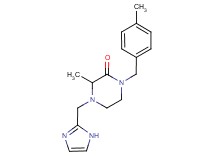 4-(1H-imidazol-2-ylmethyl)-3-methyl-1-(4-methylbenzyl)piperazin-2-one