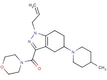 1-allyl-5-(4-methyl-1-piperidinyl)-3-(4-morpholinylcarbonyl)-4,5,6,7-tetrahydro-1H-indazole