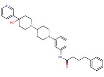 N-{3-[4-hydroxy-4-(3-pyridinyl)-1,4'-bipiperidin-1'-yl]phenyl}-4-phenylbutanamide