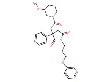 3-[2-(3-methoxy-1-piperidinyl)-2-oxoethyl]-3-phenyl-1-[3-(3-pyridinyloxy)propyl]-2,5-pyrrolidinedione