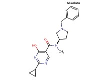 N-[(3R)-1-benzylpyrrolidin-3-yl]-2-cyclopropyl-4-hydroxy-N-methylpyrimidine-5-carboxamide