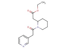 ethyl [1-(3-pyridinylacetyl)-2-piperidinyl]acetate