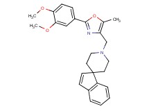 1'-{[2-(3,4-dimethoxyphenyl)-5-methyl-1,3-oxazol-4-yl]methyl}spiro[indene-1,4'-piperidine]