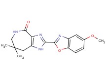 2-(5-methoxy-1,3-benzoxazol-2-yl)-7,7-dimethyl-5,6,7,8-tetrahydroimidazo[4,5-c]azepin-4(1H)-one