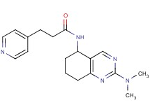 N-[2-(dimethylamino)-5,6,7,8-tetrahydro-5-quinazolinyl]-3-(4-pyridinyl)propanamide