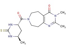 2,3-dimethyl-7-{[(4S*,6R*)-6-methyl-2-thioxohexahydropyrimidin-4-yl]carbonyl}-3,5,6,7,8,9-hexahydro-4H-pyrimido[4,5-d]azepin-4-one