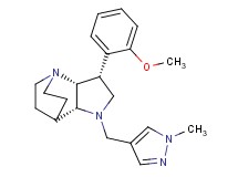 (3R*,3aR*,7aR*)-3-(2-methoxyphenyl)-1-[(1-methyl-1H-pyrazol-4-yl)methyl]octahydro-4,7-ethanopyrrolo[3,2-b]pyridine