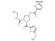(4S)-N-ethyl-1-(5-methoxy-2-furoyl)-4-[(1H-pyrrol-2-ylcarbonyl)amino]-L-prolinamide