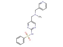 N-(5-{[methyl(pyridin-3-ylmethyl)amino]methyl}pyrimidin-2-yl)benzenesulfonamide
