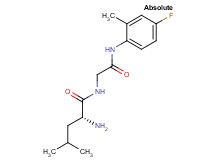 D-leucyl-N~1~-(4-fluoro-2-methylphenyl)glycinamide