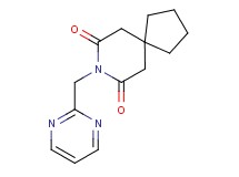 8-(pyrimidin-2-ylmethyl)-8-azaspiro[4.5]decane-7,9-dione