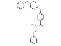 N-methyl-N-[2-(2-pyridinyl)ethyl]-4-{[1-(2-pyridinylmethyl)-4-piperidinyl]oxy}benzamide