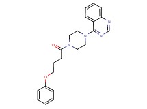 4-[4-(4-phenoxybutanoyl)-1-piperazinyl]quinazoline