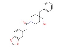 [1-(1,3-benzodioxol-5-ylacetyl)-4-benzylpiperidin-4-yl]methanol