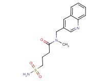 4-(aminosulfonyl)-N-methyl-N-(quinolin-3-ylmethyl)butanamide