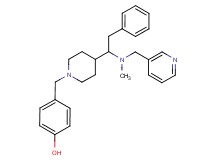 4-[(4-{1-[methyl(3-pyridinylmethyl)amino]-2-phenylethyl}-1-piperidinyl)methyl]phenol