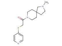 2-methyl-8-[(pyridin-4-ylthio)acetyl]-2,8-diazaspiro[4.5]decane
