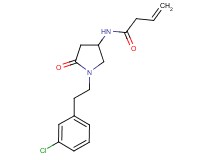 N-{1-[2-(3-chlorophenyl)ethyl]-5-oxo-3-pyrrolidinyl}-3-butenamide