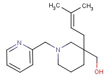 [3-(3-methyl-2-buten-1-yl)-1-(2-pyridinylmethyl)-3-piperidinyl]methanol