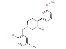 (3S*,4S*)-1-(2-hydroxy-5-methylbenzyl)-4-(3-methoxyphenyl)piperidin-3-ol