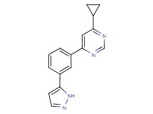 4-cyclopropyl-6-[3-(1H-pyrazol-5-yl)phenyl]pyrimidine
