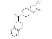 8-(3,4-dihydro-2H-chromen-2-ylcarbonyl)-2-methyl-2,8-diazaspiro[4.5]decan-3-one