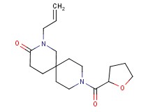 2-allyl-9-(tetrahydro-2-furanylcarbonyl)-2,9-diazaspiro[5.5]undecan-3-one